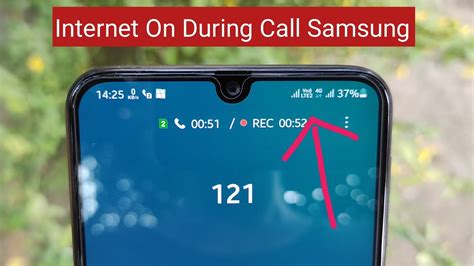 how to make mobile data on while calling