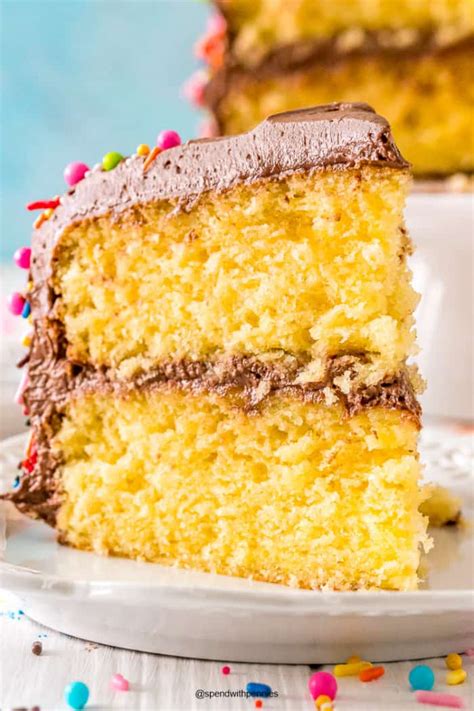 how to make moist yellow cake from scratch