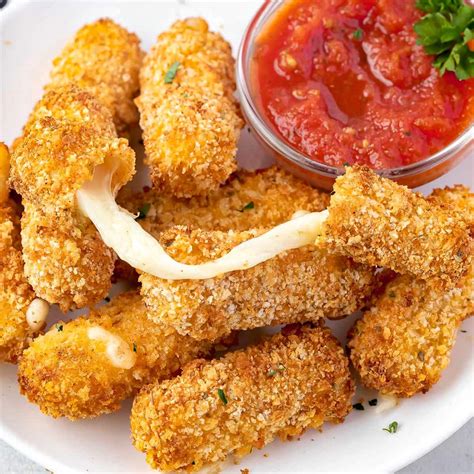 how to make mozzarella sticks with string cheese in air fryer