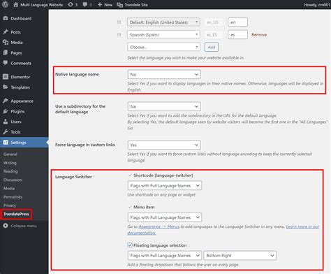how to make multi language html