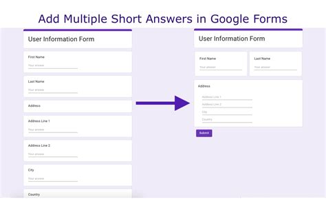 how to make multiple answers on google forms