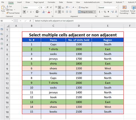 how to make multiple cells one in excel