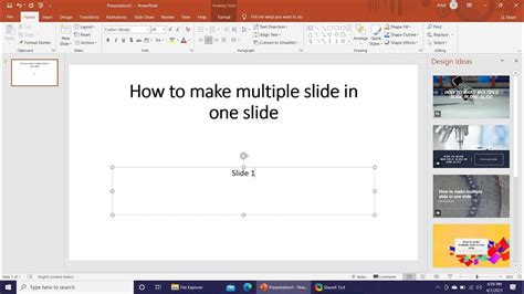 how to make multiple slides in powerpoint
