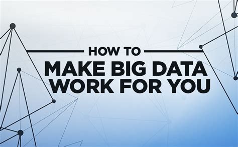 how to make my data work