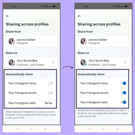 how to make my facebook posts also post on instagram