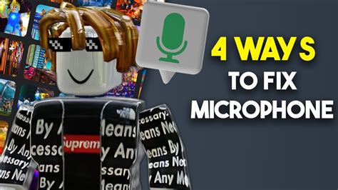how to make my mic work on roblox