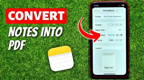 how to make my notes into a pdf