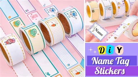 how to make name tag at home