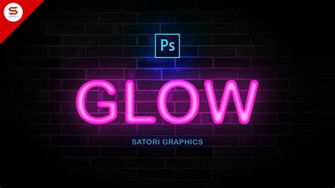 how to make neon type in photoshop