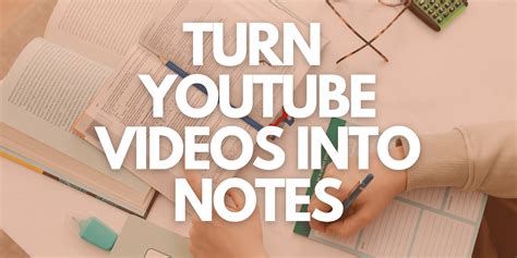 how to make notes from youtube video using ai free