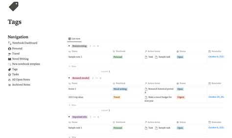 how to make notes on notion