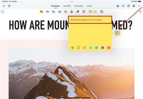 how to make notes on pdf with apple pencil