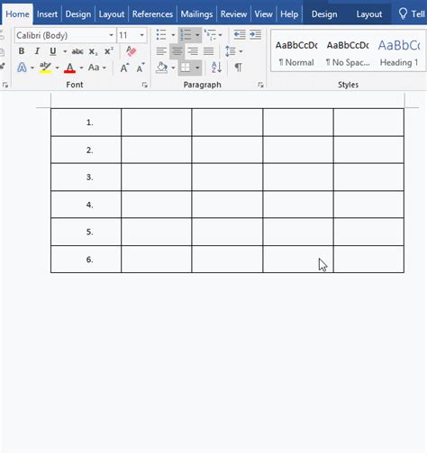 how to make numbers automatically increase in word