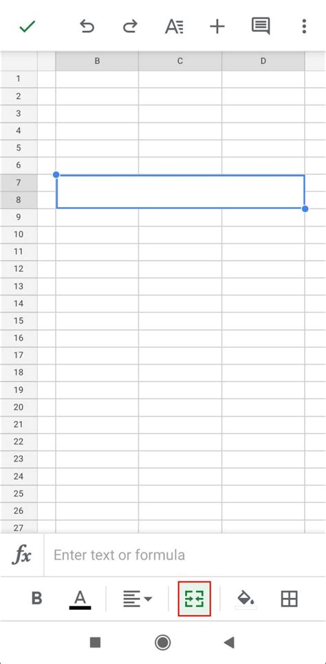 how to make one large cell in excel