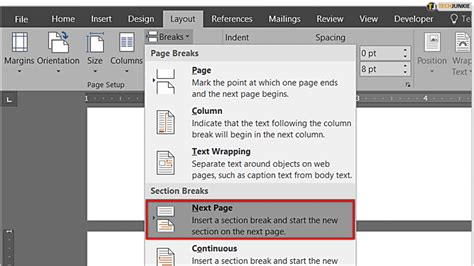 how to make only certain pages landscape in word