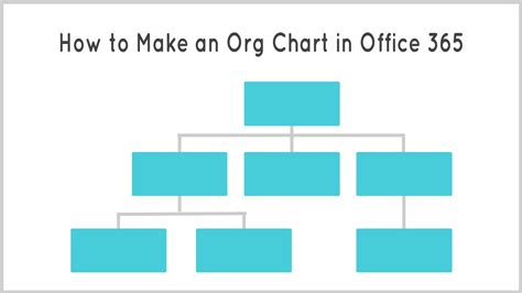 how to make organizational chart in excel 365