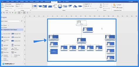 how to make organizational chart in microsoft visio