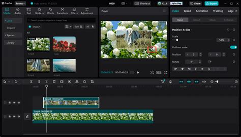 how to make overlay move in capcut pc