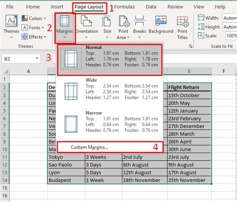 how to make page 2 page 1 in excel
