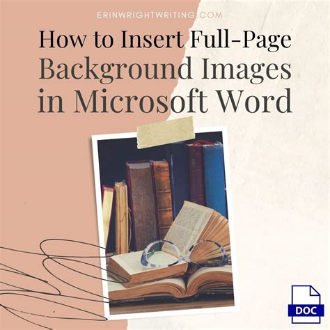 how to make page background in word