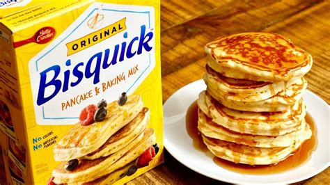 how to make pancakes with bisquick and water