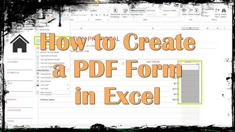 how to make pdf in excel 2007