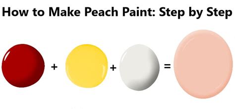 how to make peach colour without using white