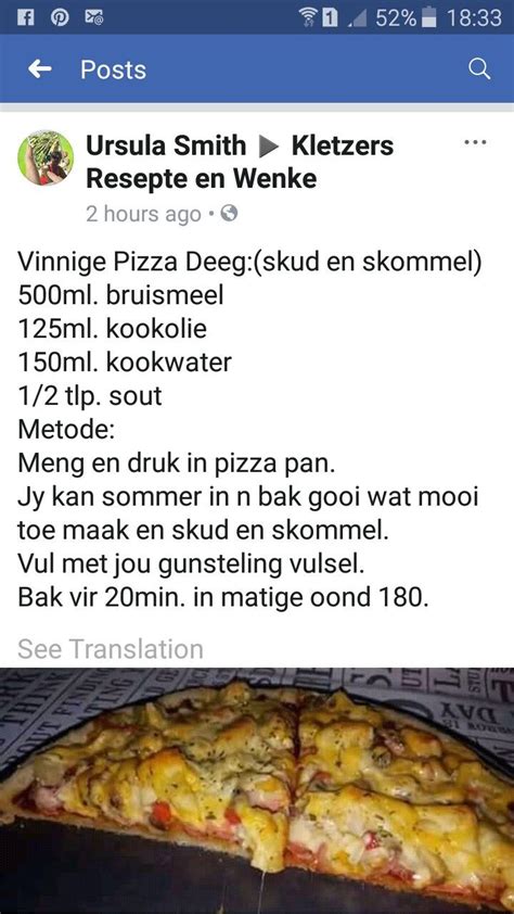 how to make pizza in afrikaans step by step pdf