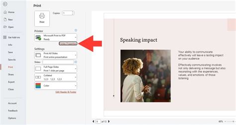 how to make powerpoint slides bigger when printing