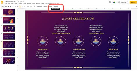 how to make powerpoint transitions on google slides