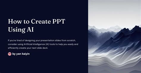how to make ppt from pdf using ai free