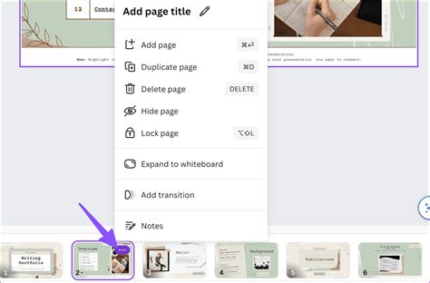 how to make presentation in canva with animation