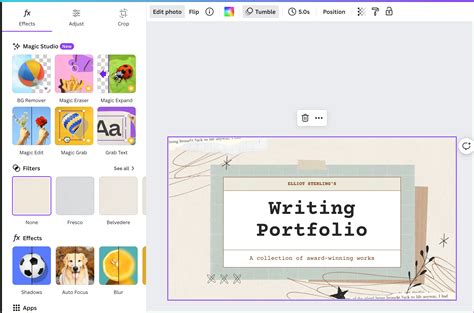 how to make presentation vertical on canva