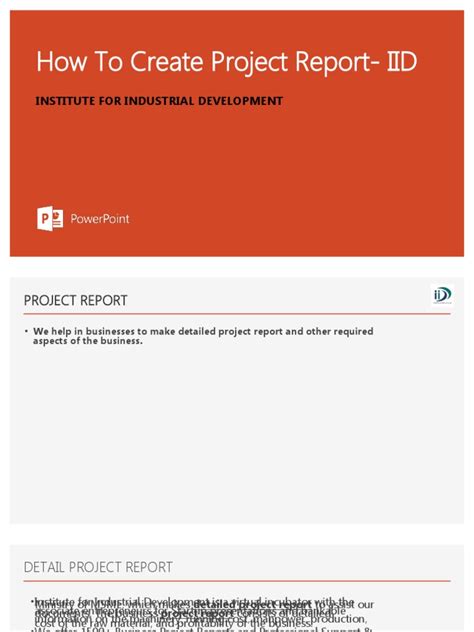 how to make project report using ai
