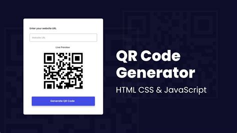 how to make qr code generator website