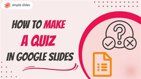 how to make quiz on google slides