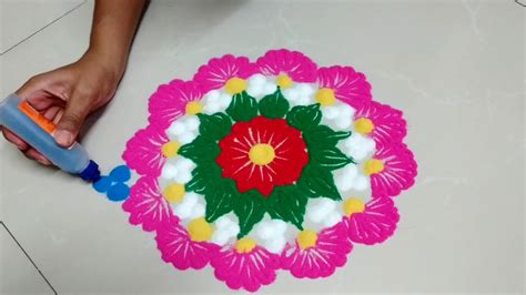 how to make rangoli for beginners
