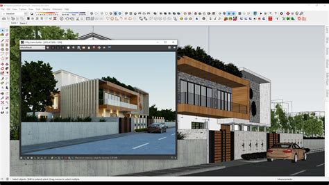 how to make realistic exterior render in vray sketchup
