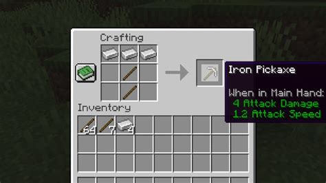 how to make really fast pickaxe in minecraft