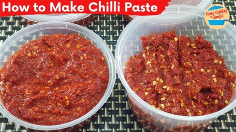 how to make red chilli paste