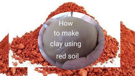 how to make red in clay