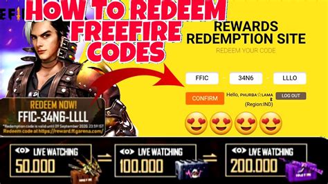 how to make redeem code for free fire