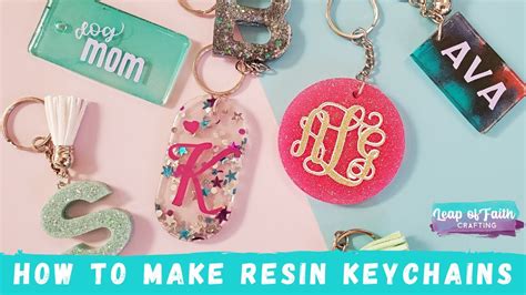 how to make resin keychains