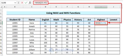 how to make result in excel sheet