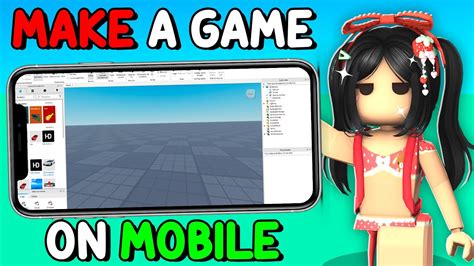 how to make roblox games on phone