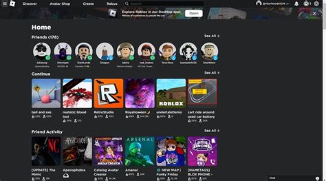 how to make roblox home page black