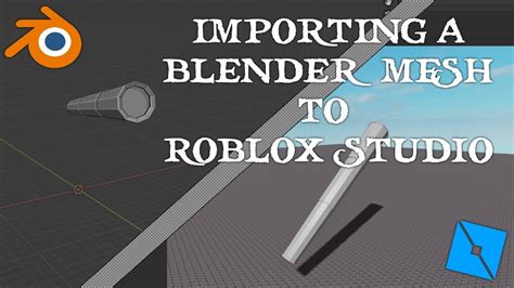 how to make roblox meshes in blender