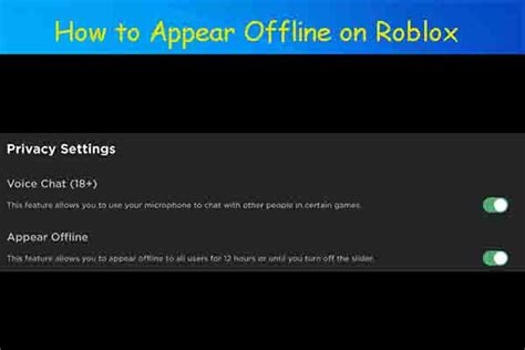 how to make roblox status offline