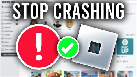how to make roblox stop crashing on pc