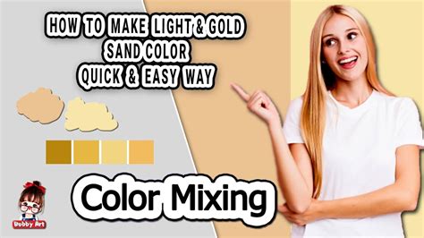 how to make sand colour using paint